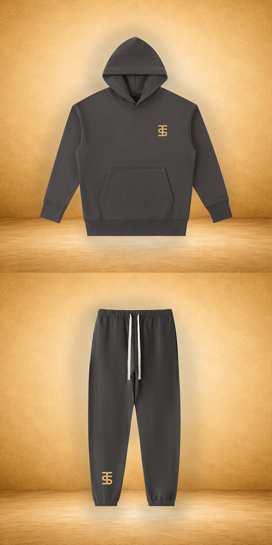 TS Hoodie + Jogger grey