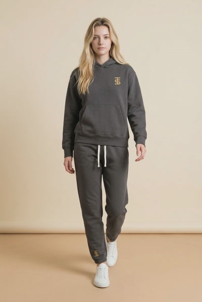 TS Hoodie + Jogger grey